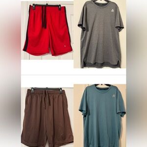 Men Athletic Shorts and T-Shirts bundle